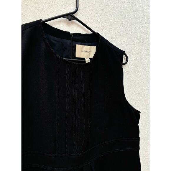 Burberry London Women's Black Dress Maternity Virgin Wool Sz USA 14 UK 16 $1800 - Picture 12 of 13